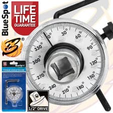 Image of Torque Angle Gauge 1/2" Drive 360 Degree Rotation Scale Gauge LIFETIME GUARANTEE