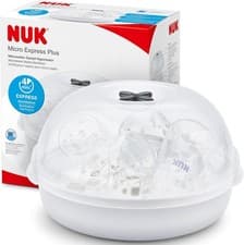 Image of NUK Micro Express Plus Microwave Bottle Steriliser | Sterilises up to 4 Baby Bot