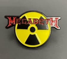 Image of Megadeth band metal pin badge / brooch brand new