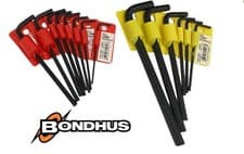 Image of BONDHUS Hex Allen Keys Long Arm Metric & Imperial Sizes With ProGuard Finish