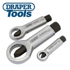Image of Draper 55108 Nut Splitter Set for Removing Seized Damaged Stuck Nuts Bolts