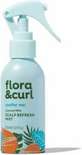 Image of Flora & Curl Coconut Mint Scalp Refresh Mist | Soothing Botanical Scalp Spray w