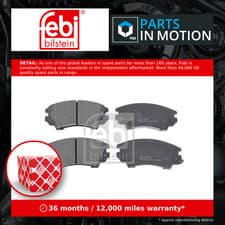 Image of Brake Pads Set fits VAUXHALL INSIGNIA A Front 08 to 17 B28NER 013237751 Febi New