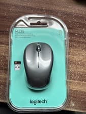 Image of Logitech M235 Wireless Optical Mouse Black Grey (910-002201)