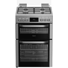 Image of Hotpoint 60cm Gas Cooker - Stainless steel HDG6GDCX