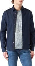 Image of ORIGINAL ARMANI EXCHANGE SLIM FIT, DENIM SHIRT. INDIGO BLUE, SIZE XXL 2XL, NEW