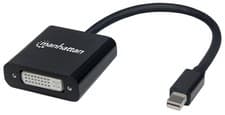 Image of Mini DisplayPort to DVI-I Dual-Link Adapter Cable – 4K@30Hz | MiniDP M to DVI F