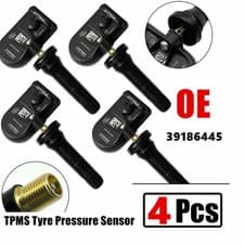 Image of 4X TPMS Tyre Pressure Sensor Pre-programmed Coded For Vauxhall Astra K 39186445