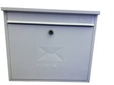 Image of Burg-Wachter Elegance Lockable Wall-Mounted Steel Post Box - Anthracite 36x31cm