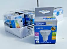 Image of Megaman GU10 LED Dimmable Light Bulb Cool White 5W Lamp 4000k 10PK