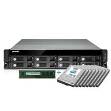Image of QNAP TS-871U-RP-I5 32 GB RAM + 8x320GB HDD NAS Rackmount 2U Gigabit Server