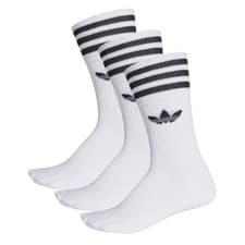 Image of Adidas Socks Mens Women 3 Stripes Crew Cotton Sports Gym Trainers Casual