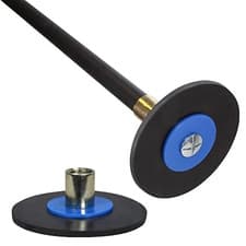 Image of Horobin 4 Inch Drain Rod Plunger Attachment Universal Rubber Tool Metal Thread
