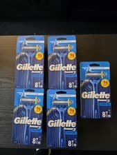 Image of Gillette Sensor 3 Comfort Gel Disposable Razors 8 Pack 40 degree pivot head