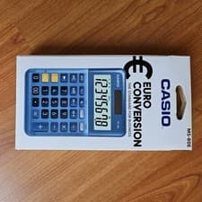 Image of Casio MS80E 8-Digit XL display Solar Powered Calculator Euro Conversion - UK