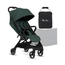 Image of SILVER CROSS CLIC STROLLER PUSHCHAIR BRAND NEW BOXED CONIFER GREEN WITH BAG