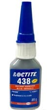 Image of Loctite 438 Black Toughened Instant Adhesive 20g 3 Pack