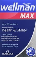 Image of Vitabiotics - Wellman Max - Health & Vitality - 84 Tablets
