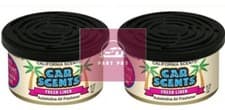 Image of Pack of 2 California Secents Linen Car & Home. Organic Scent Air Freshener.