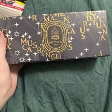 Image of Diptyque Holiday 2022 Candle Set 3x 70g BNIB sealed. Sapin, Neige, Etincelles.