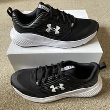 Image of UNDER ARMOUR SNEAKERS MENS UA CHARGED COMMIT TR 4 Black / White UK10 3026017-004