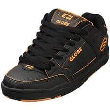 Image of Globe Tilt Mens Skate Trainers in Black Orange