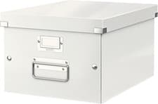 Image of Leitz A4 Storage Box, Click & Store Range, 60440001, White, Medium