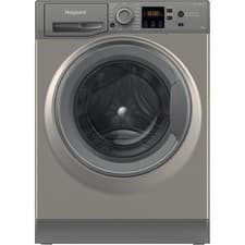 Image of Hotpoint AntiStain 10kg 1400rpm Washing Machine - Graphite NSWM1046GGUK