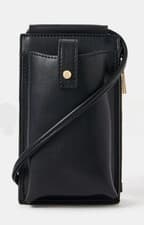 Image of Accessorize London Tab Pocket Phone Bag (Black)