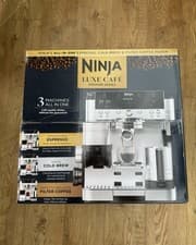 Image of Ninja Luxe Cafe Premier Coffee Machine - ES601UK Silver - Brand New & Sealed