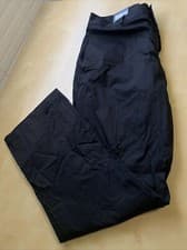 Image of J. Lindeberg Dropper Cotton Pants Golf Fashion Mens Black 38 x 33 NEW NWT