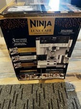 Image of Ninja Luxe Cafe Premier Coffee Machine - ES601UK Silver - Brand New & Sealed