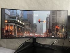 Image of MSI MAG342CQR 34” Curved Monitor - Excellent Condition