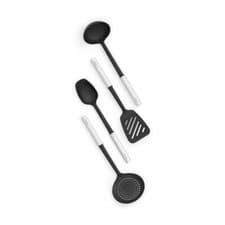 Image of Brabantia Kitchen Utensils Set Profile, Coated, Matt Steel, 35 cm