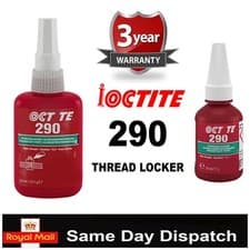 Image of thread lock 290 10ml 50ml medium/high strength, wicking grade ing adhesive tit