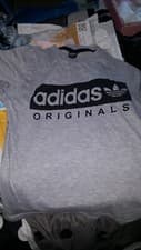 Image of Brand new kids adidas t shirt size 9-10 grey