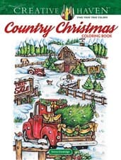 Image of Creative Haven Country Christmas Coloring Book by Teresa Goodridge PAPERBACK