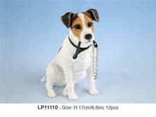 Image of Jack Russell Terrier Dog Ornament Figurine 18cm