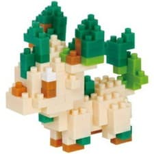 Image of Kawada nanoblock Pokémon Leafeon Building Set  Japan 44 × 50 × 60 mm