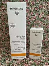 Image of Dr. Hauschka ❤️ Soothing Cleansing Milk 30ml (BB 5/2025) & Night Serum 2.5ml