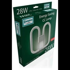 Image of Box Of X20 CROMPTON Energy Saving Fluorescent Tube Lamp Bulb 28W, 2 Pin 2050lm