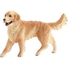 Image of Schleich Farm World Golden Retriever Female Dog Animal Figure 16395 for Ages 3+