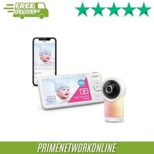 Image of V-tech 5-Inch Video Baby Monitor with Pan/Tilt/Zoom & 2-Way Audio ⭐⭐⭐⭐⭐