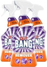 Image of 3 x CILLIT BANG POWER CLEANER 100% LIMESCALE REMOVER SPRAY 750ML