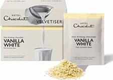 Image of Hotel Chocolat Vanilla-White Hot Chocolate Sachets - Luxury Chocolate Flakes -