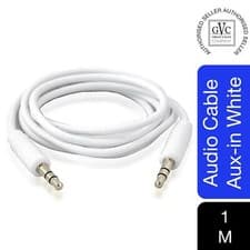 Image of GVC Audio Cable 3.5mm STEREO AUX IN CABLE- 1M ? With 2 types of Colour