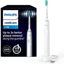Image of Philips Sonicare 3100 Electric Toothbrush Pressure Sensor Timer White, HX3671/13