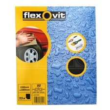 Image of Wet & Dry Paper P80 - Pack of 25 - Highly Flexible - Flexovit 66254471692