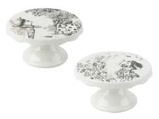 Image of Victoria And Albert Alice In Wonderland Set of 2 Mini Cake Pedestals