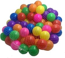 Image of 50 x Soft Plastic Ocean Balls Children Pit Kids Colourful Toys Play Pool Ball